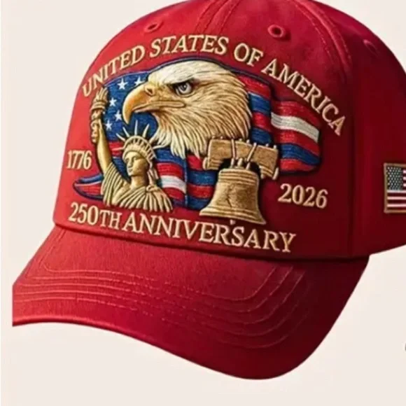 USA 250th Anniversary Patriotic Cap - Picture 2 of 6
